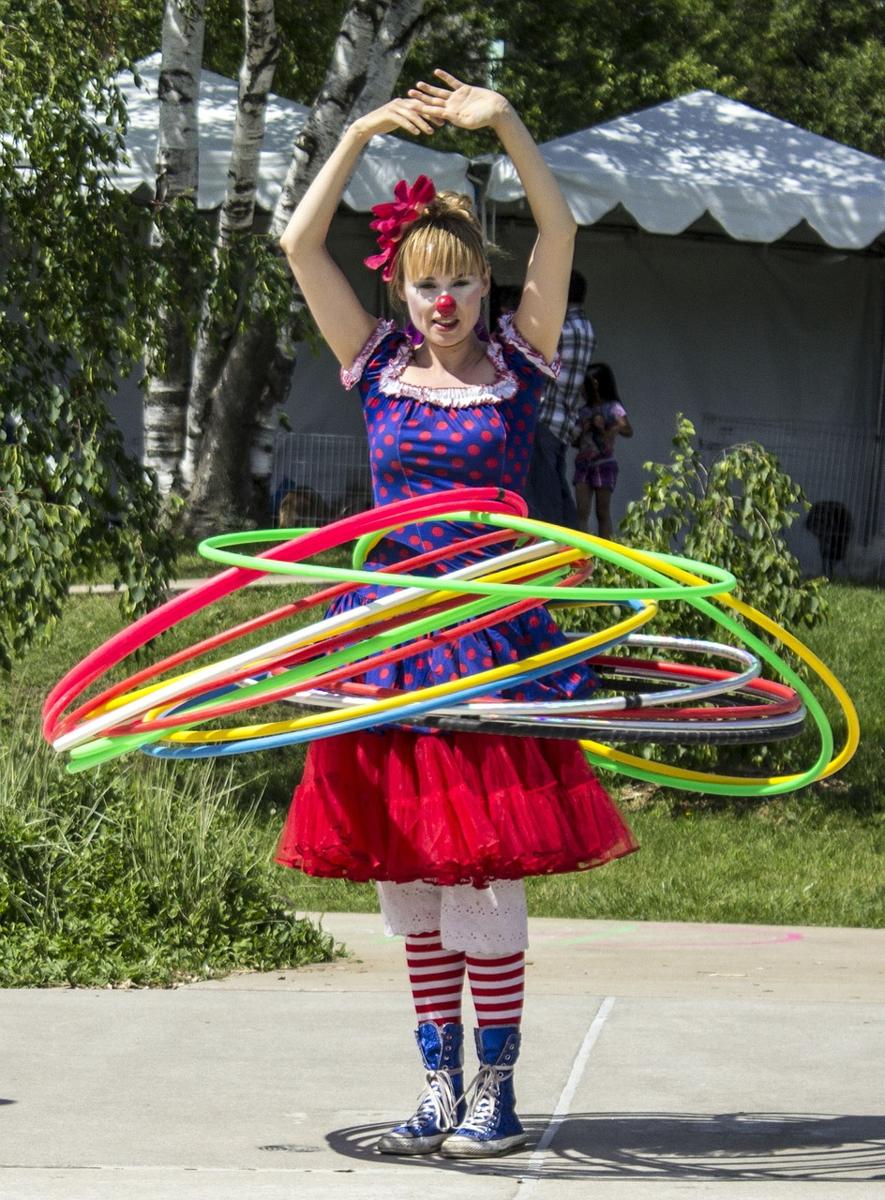 hula hooping
